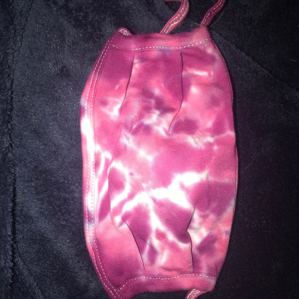 Tie dye face mask